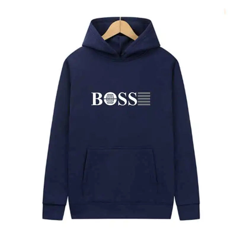 Hooded sweatshirt for outdoor sports and jogging Fashionable hooded tops men's casual street clothing Unisex clothing for spring