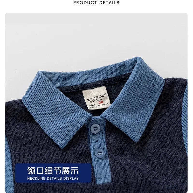 Boys Sweatshirts 2025 Autumn Spring Tops for Kids Fashion Boys Sweater Children Sweater Toddler Pullovers Baby T-shirts Clothes