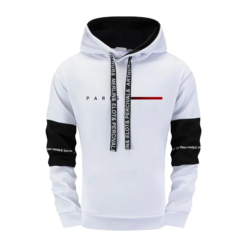 2025 Mens Sweatshirt  Printed Casual Sportswear Outdoors Fitness Sports Jogging Mens Clothing  Street Hoodie Pants Autumn Winter