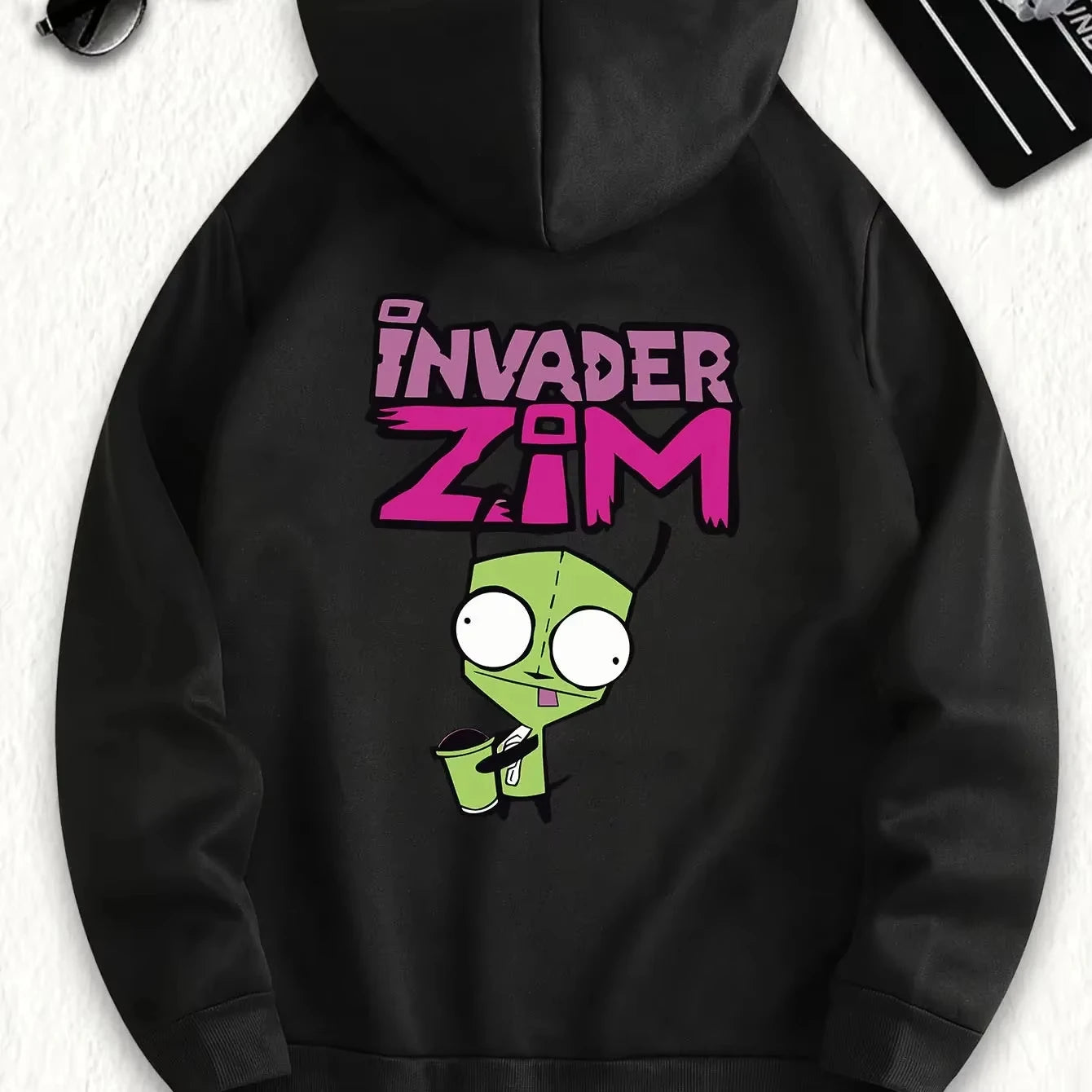 Men's new trendy hooded sweatshirt, casual daily drawstring hooded sports shirt with print, independent, front kangaroo pocket