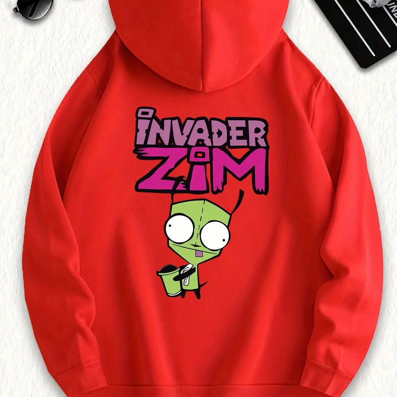 Men's new trendy hooded sweatshirt, casual daily drawstring hooded sports shirt with print, independent, front kangaroo pocket