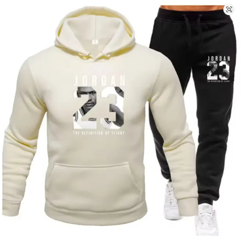 Fashion Men's Sweatshirt Hoody for Men Male Suit Spring 2025 Female Man Sets Women's Tracksuit Sportswear Hoodies + Sweatpants