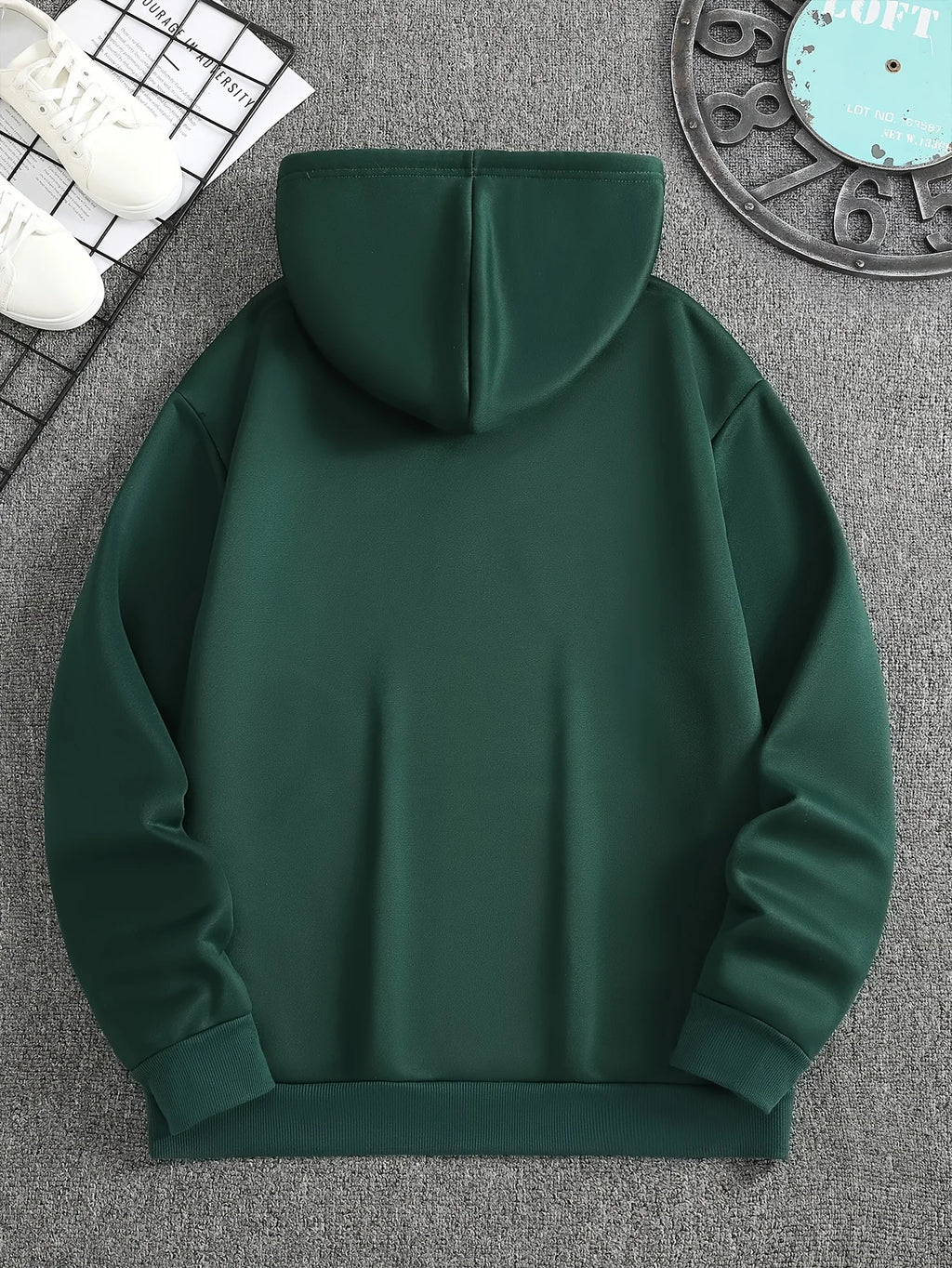 2026 Men Women Hooded Sweatshirt Autumn Winter Daily Outdoor Holiday Casual Loose Warm Sportswear