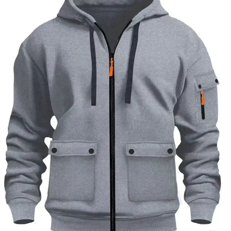 Men's youthful and energetic hooded sweatshirt with a youthful feel is a must-have for autumn and winter wear