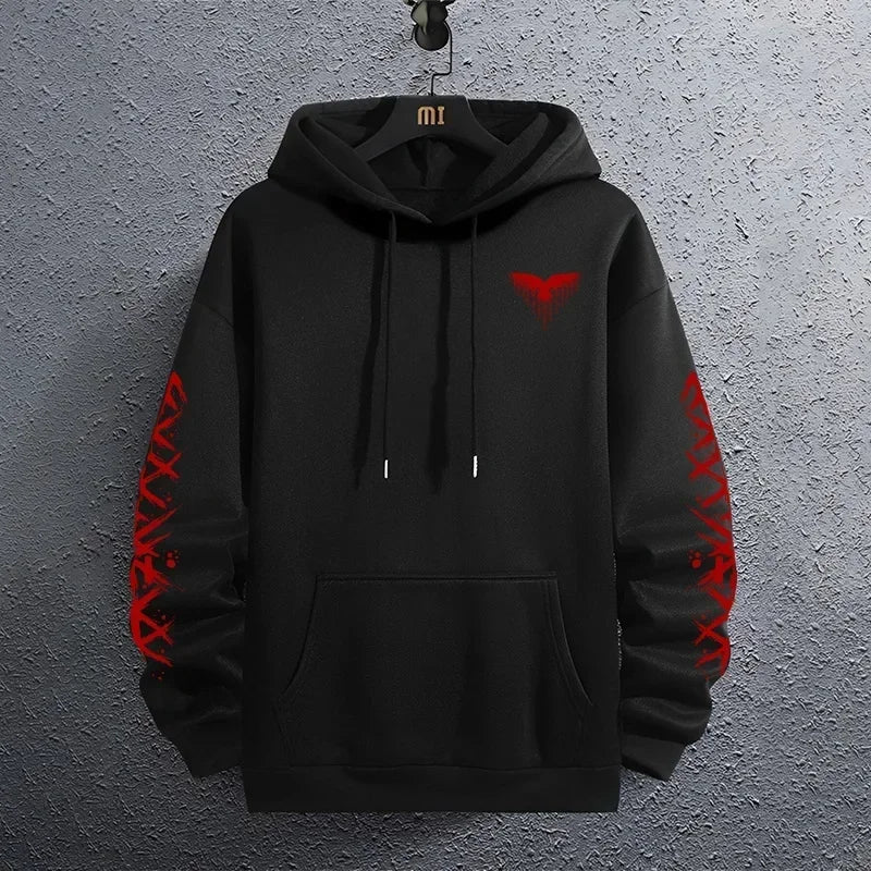 New men's hooded sweatshirt for autumn and winter, casual, sporty, jogging, street style, adult fashion, unique sweatshirt.