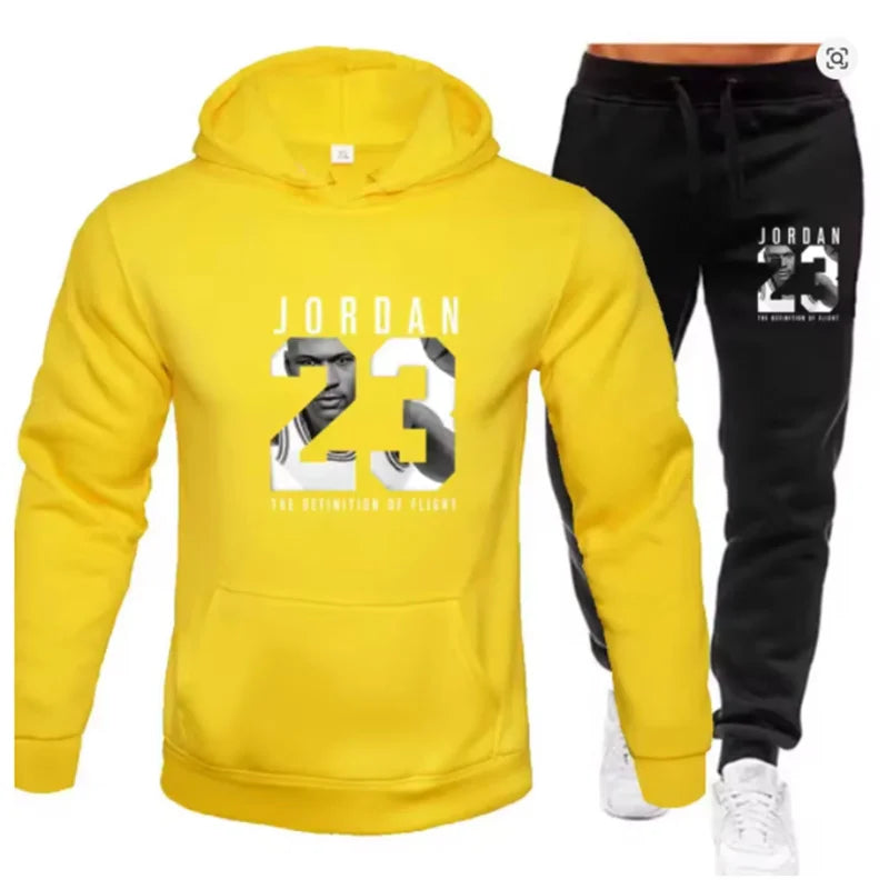 Fashion Men's Sweatshirt Hoody for Men Male Suit Spring 2025 Female Man Sets Women's Tracksuit Sportswear Hoodies + Sweatpants