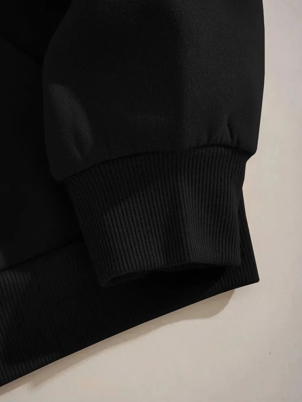 Men's Casual Round Neck Sweatshirt for Autumn and Winter Pure Cotton Daily Letter Printed Oversized Pullover