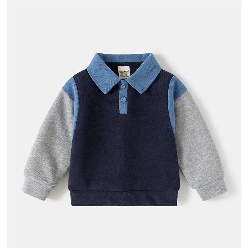 Boys Sweatshirts 2025 Autumn Spring Tops for Kids Fashion Boys Sweater Children Sweater Toddler Pullovers Baby T-shirts Clothes