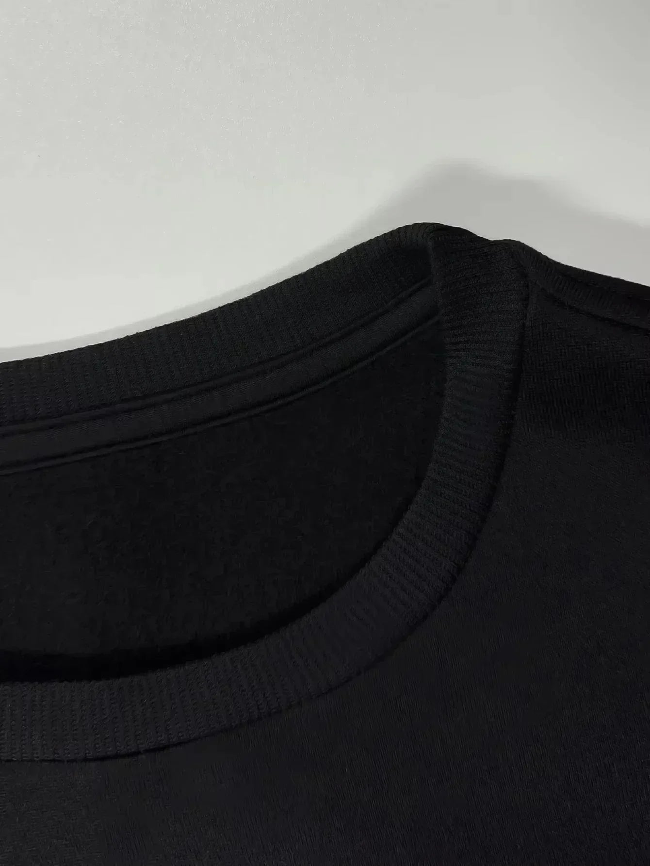 Men's Casual Round Neck Sweatshirt for Autumn and Winter Pure Cotton Daily Letter Printed Oversized Pullover