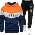 Men's Hooded Sweatshirt Set 2-Piece Tracksuit 2025 Autumn Winter Thermal Jogging Suit Long Sleeve Athletic Wear Gym Fitness Trai