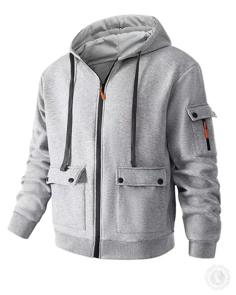 Men's youthful and energetic hooded sweatshirt with a youthful feel is a must-have for autumn and winter wear