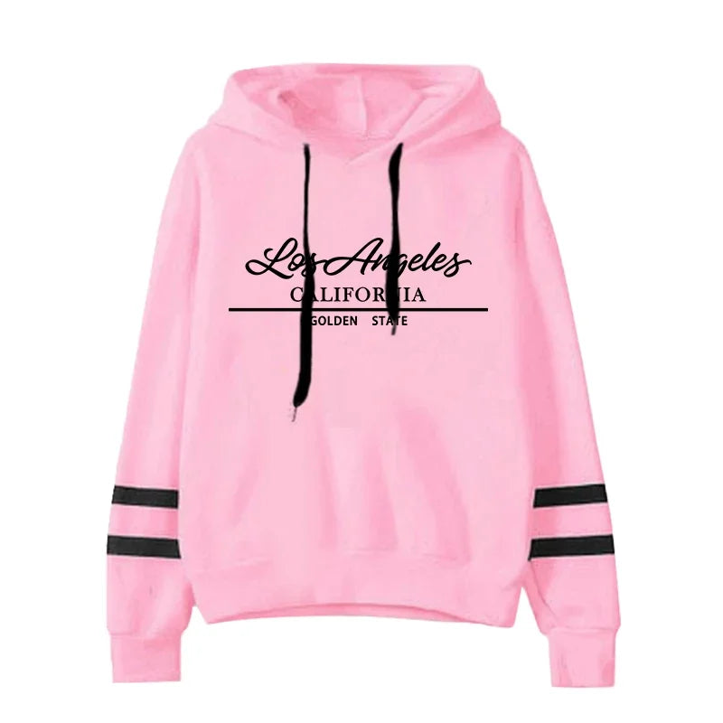 Sweatshirt Style Versatile Pullovers Hoodies Women Stripe Outdoors Fashion Casual Sports Daily Simplicity 2026 Spring Hot Sales