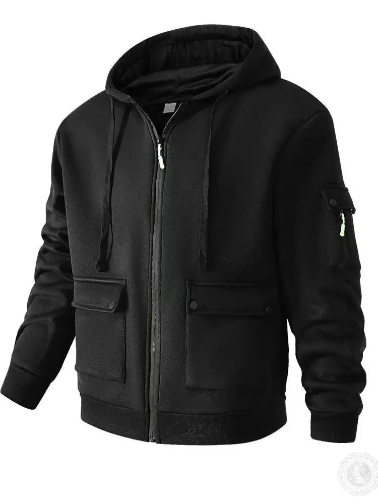 Men's youthful and energetic hooded sweatshirt with a youthful feel is a must-have for autumn and winter wear
