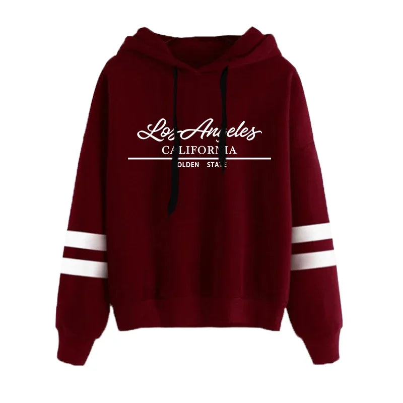 Sweatshirt Style Versatile Pullovers Hoodies Women Stripe Outdoors Fashion Casual Sports Daily Simplicity 2026 Spring Hot Sales