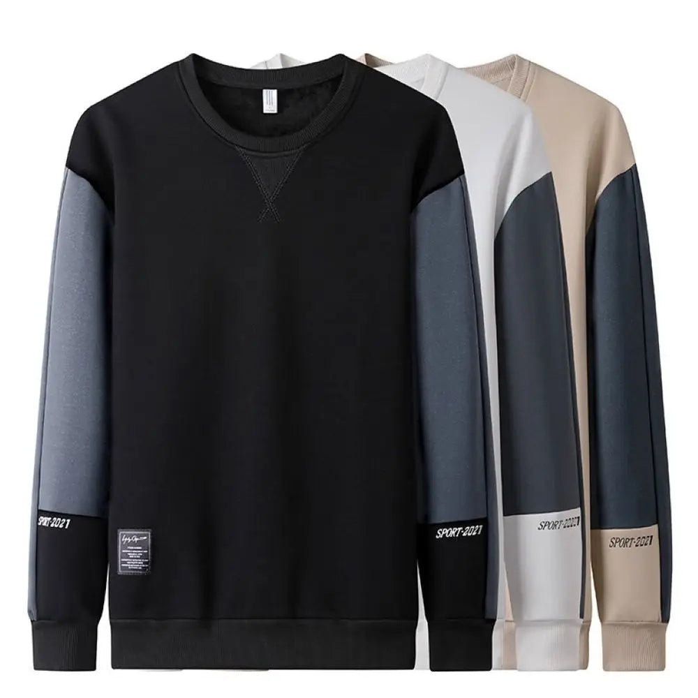 Sports Sweatshirt Men Spring and Autumn Round Collar Couple Loose Casual Hoodies Fashion Trend Sweatshirt Large Size M-5XL